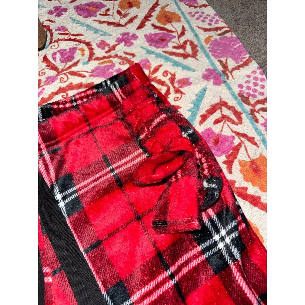 Fleece red pants NWT - Picture 2 of 4